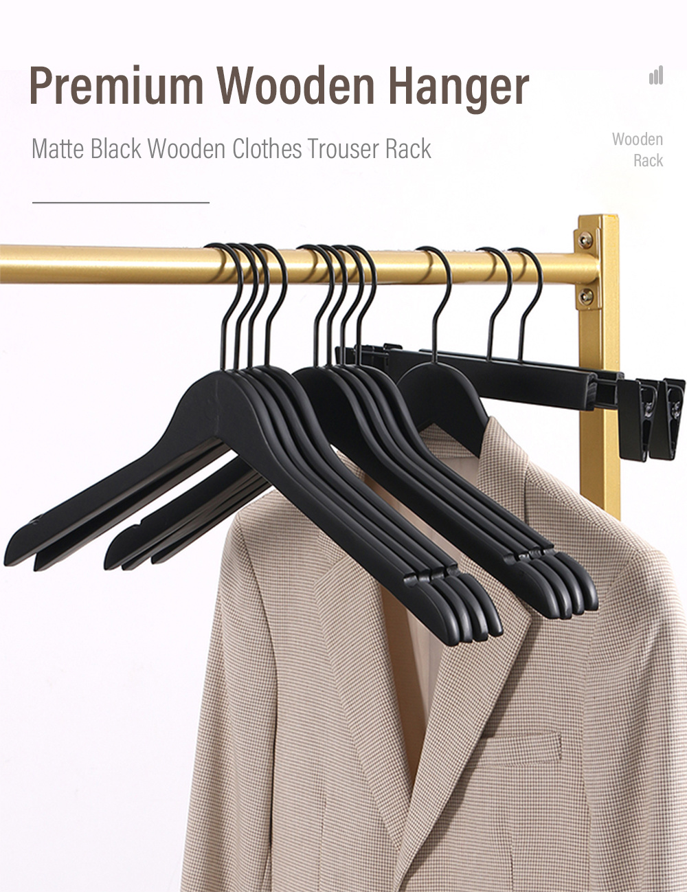 Premium-Wooden-Hanger-Matte-Black-Wood-Trouser-Rack-1
